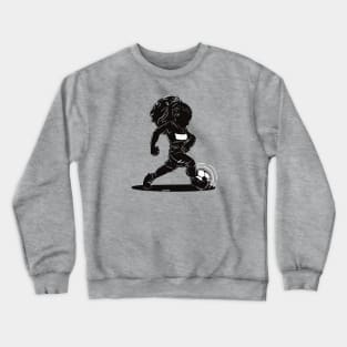 Footballer Silhouette 3 Crewneck Sweatshirt